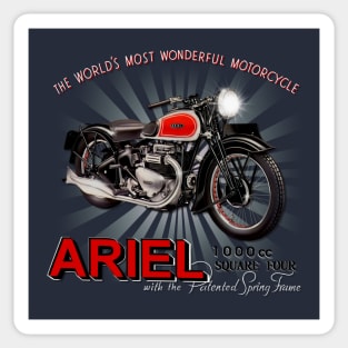 Gorgeous Ariel 1000 Square 4 Motorcycle Sticker